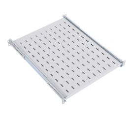 Перфорированная выдвижная полка с телескопическими направляющими ЦМО глубина 620 мм ТСВ-62 