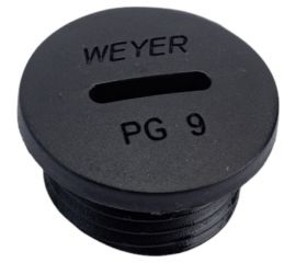Заглушка отверстия DPK-P09B Weyer заглушка под плоскую отвертку, нар. PG09 WE6801000 