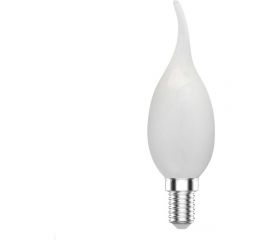 Лампа Gauss basic filament свеча на ветру 6,5w 480lm 2700к е14 milky led 1/10/50 1045117 