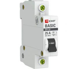 Выключатель нагрузки EKF Basic ВН-29, 1P, 16А SL29-1-16-bas 