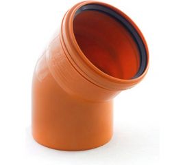 Отвод наружной канализации RTP 200 мм, 45 градусов 11662 