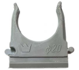 Клипса для гофротрубы Электропласт d20 мм (ЭП) 20KL100GR 