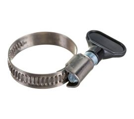 Червячный хомут с бабочкой СВК оцинкованный, w1/9 мм, 12 - 20 мм SVK-HW1020 Н0000026379 