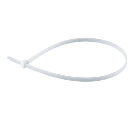 Хомут-стяжка РОССНА 4,8x400 белый, пластиковый, 100 шт. Р860818 