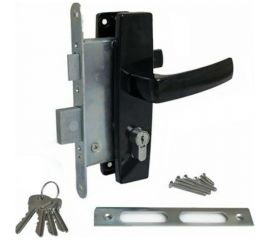 Врезной замок ЗЕНИТ ЗВ4-3.04 черный 17961 