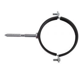 Оцинкованный хомут с резиновым уплотнителем MasterProf 4"", M10, с шурупом и дюбелем ИС.140025 