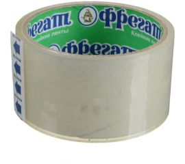 Клейкая лента Фрегат прозрачная, 48 ммх24 м, 45 мкм С482445 