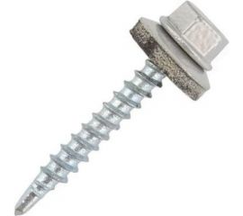 Самосверлящий винт HARDWEX ТМ HWX2-W-P5-4.8x70 мм, св. №1, RAL 9006, 100 шт. 5190000023453 