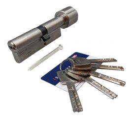 Европрофильный цилиндр ABUS X12R430 ключ/вертушка 55-45 (100 мм) NI (5 key) 00029431 