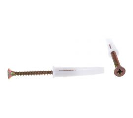 Набор белый дюбель VIPкрепеж 70 шт. 41566 VIP 