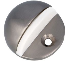 Дверной стопор с белой резинкой Amig никель матовый 101-45 NI 