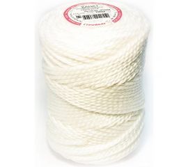 Полипропиленовый крученый канат Стройбат, белый, 3 мм х 100 м 2745411 