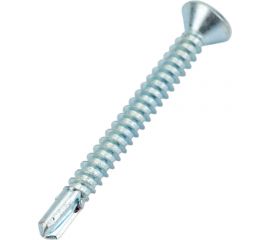 Саморез ZAMETAL 4,8x45 со сверлом и потайной головкой, DIN 7504Р, оц., уп. 250 шт. ZA082372 