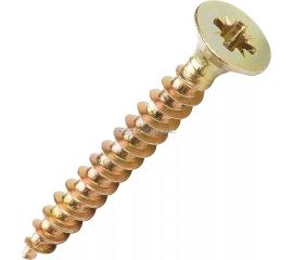 Шуруп VIPкрепеж жёлтый цинк, 3,5x35, 545 шт. 41324 VIPL 