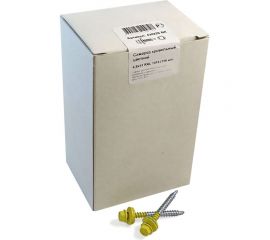 Кровельный саморез крепежная техника желтый цинк RAL 1018, 4.8х51 мм, 150 шт 420226 БК 