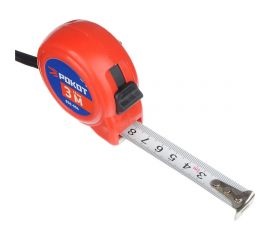 Рулетка РОКОТ пластик, 3мх16мм 658-094 