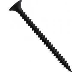 Саморез VIPкрепеж черный, 3,5х25, мелкая резьба, 96 шт. 20004 VIPS 