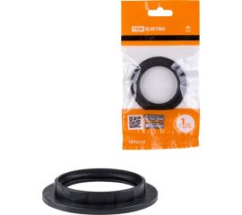 Кольцо для патрона Е27 TDM термостойкий пластик, черный SQ0335-0168 