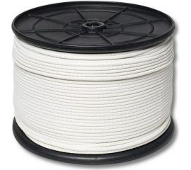 Полиэфирный шнур ЩИТ ПЭф плет. 8-прядный d. 6,0 мм белый на кат. 200 мм 500 м 66931 