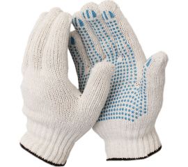 Перчатки ООО ЛидерТекс 7.5 класс, 7 нитей, с ПВХ 4670070000451 