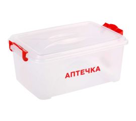 Контейнер ЗПИ Альтернатива Аптечка 7,5л прямоугольный с ручками М7372 