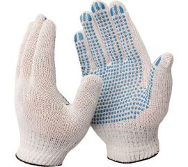 Перчатки ООО ЛидерТекс 10 класс, 4 нити, с ПВХ эконом, С 4670070000628 