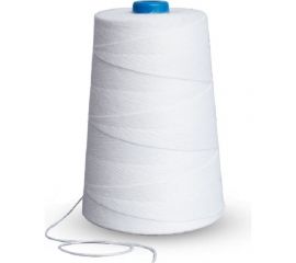 Прошивная нить ООО Комус лавсановая лш 180 белая 1000 метров упаковка пленка 1088348 