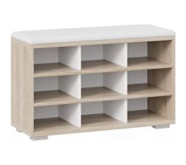 Тумба для обуви ТриЯ тип 10, дуб сонома/белый ясень 194258 