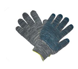 Перчатки ООО ЛидерТекс 10 класс, 5 нитей, графит, с ПВХ 4670070000321 