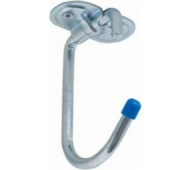 Универсальный потолочный изогнутый крюк ALDEGHI LUIGI SPA 130х62х9 мм, оцинкованный 4120AZ00 