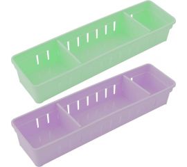 Органайзер для хранения МУЛЬТИДОМ с разделителями 34,5х7,5х4,5 см 2 цвета YM56-11 