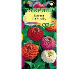 Цинния ГАВРИШ Пумила, махровая раннецветущая, смесь 0.5 г 10000743 