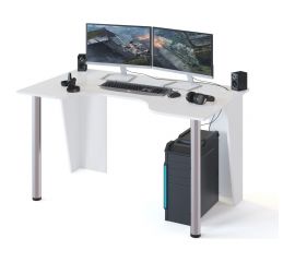 Компьютерный стол СОКОЛ белый КСТ-18 КСТ18Б 