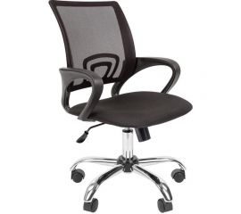 Кресло ООО Комус К-4 TC Net ткань чёрная, сетка чёрная, хром 1639943 