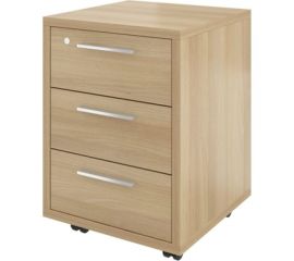 Выкатная тумба Монолит 3 ящика с замком 450x450x600 акация лорка 31 ДБ17.С31 