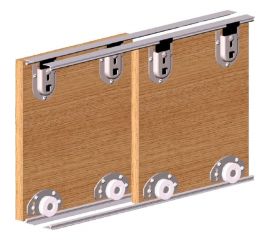 Опорная система для раздвижных перегородок ПилотПро FR-02 1200 мм, на 2 створки 14981 