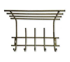 Вешалка для одежды Удачный сезон 5 крючков с полкой BM-124 