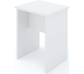 Табурет ФЕЛИКС МАРКЕТПЛЕЙС МКП-ТБР45x30-В1-1068 Белый шагрень ПК-МКП-ТБР45Х30-В1-1068 