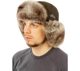 Шапка-ушанка Grayling Nelma NEW таслан, хаки, р. M ЕР-00006536 