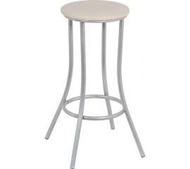 Высокий табурет ццц.Стулья.Сайт мягкий барный на металлокаркасе светлый 1625 