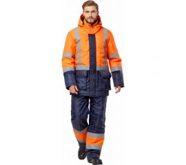 Костюм Эксперт Спецодежда Трасса Сигнал оранжевый/синий, р. 48-50, рост 170-176 6446000043748 