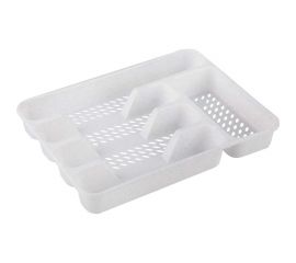 Лоток для столовых приборов ЗПИ «Альтернатива» Капелька белый М7067 