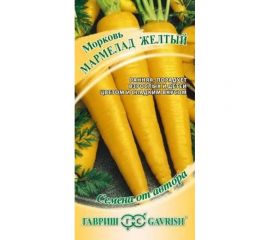 Семена ГАВРИШ Морковь Мармелад желтый 100 шт авторские 1071859919 