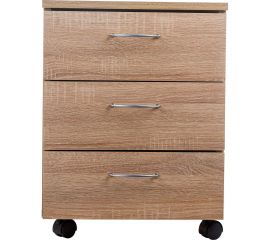 Выкатная тумба Комфорт-Питер 2556-Р Бюджет 402952 091 Дуб Сонома 2556-Р 