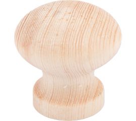 Деревянная ручка ЕВРОПАРТНЕР кнопка D35 мм, H35 мм, хвоя, 20 шт. 0261 D 