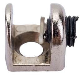 Мебельный стеклодержатель Невский Крепеж П-образный на шурупе 4 шт 824146 