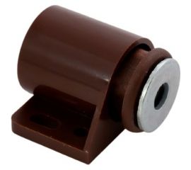 Магнитная цилиндрическая защелка ЕВРОПАРТНЕР коричневая + отв. планка 1 шт. 16 3197 1 