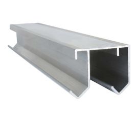 Направляющая для шкафов-купе Левша МС-L60-В верхний, 45 кг, 1200 мм У8-8569 