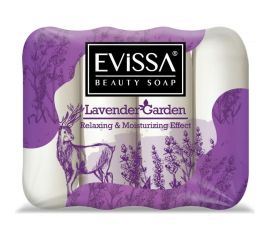 Туалетное мыло EVISSА ecopack, 4x70 гр. Лаванда М5077 