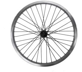 Переднее колесо Black Aqua 28"", одинарный алюминиевый обод, гайки, V-brake WSF-28F 